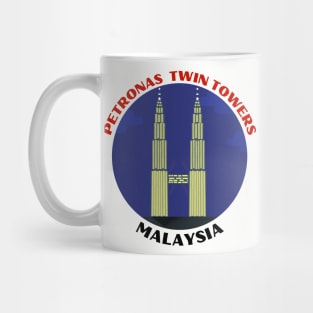 Malaysia's Petronas Twin Towers Mug